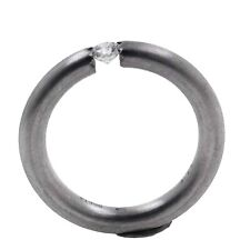 0,21 Ct Solitär Brillant Spannring 950 Platin Damen Wert 2900,-