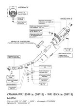 Auspuffanlage LeoVince SBK Terminal LV One Genehmigt Yamaha Wr 125 R