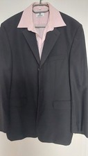 Herren Anzug 3-Teiler 54 Grau / Pink  gut erhalten