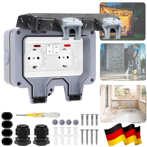 Ip66 outdoor wandsteckdose - ip66,