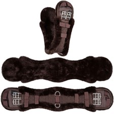 Equinate Kurzgurt Luke synthetik Lammfell Bauchgurt Sattelgurt anatomic 50-80cm