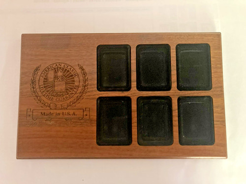 Zippo display aus holz - zippo,