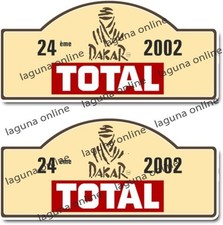 dakar rally Logo Glanz Wetterfest Aufkleber Sticker 9