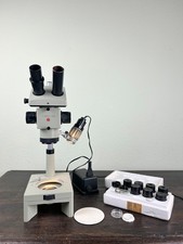 MBC 10 Stereomikroskop Mikroskop 6 8 14 Fach mit Licht und Zubehör Dental Mbc-10