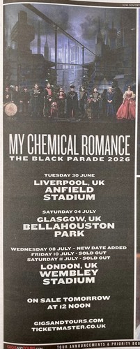 Chemical romance live 2026 - my,