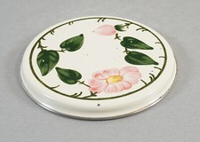 Villeroy & Boch Wildrose Emaille Herdplatten Abdeckung Vintage 1980er Jahre