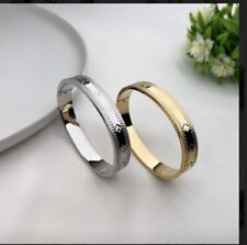 Wasserfest Armreifen Silber Edelstahl