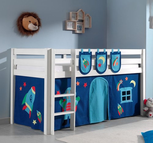 Spielbett hochbett kinderbett - spielbett,