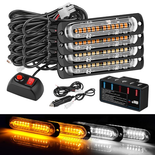 Weiß 4stk led auto - 4stk,