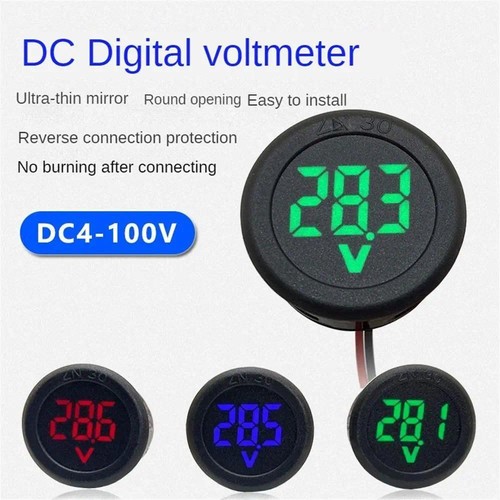 Led digital voltmeter - led,