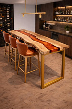 Walnut River Epoxid Bartisch |