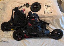 Powerslide Nordic, Größe 42, schwarz-rot, wie neu (nur 2x gefahren)