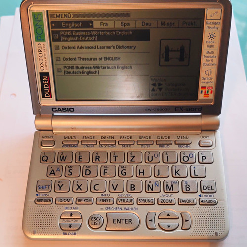 Casio word g5500v - ex-word, ew-g5500v