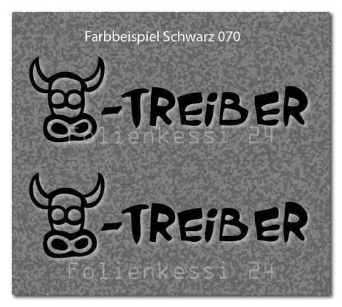 Bmw kuh treiber aufkleber - gs, kuh-treiber