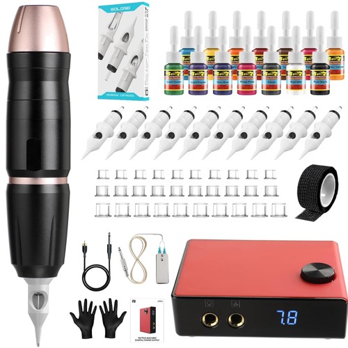 Tattoo set mit - set, patronen