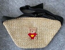 Wunderschöne Bauchtasche mit Teddybär Applikation, ca 30 x 16 cm