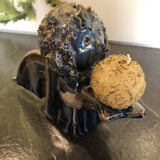 Kerzenhalter ENGEL aus gebranntem Ton