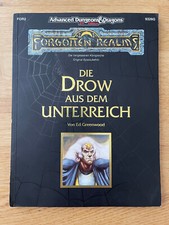 Die Drow aus dem Unterreich Vergessene Reiche Forgotten Realms AD&D 2nd SEHR GUT