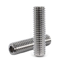 Gewindestift Madenschraube Edelstahl M3 M4 M5 M6 M8 M10 DIN 913 V2A A2 3 - 90mm