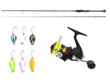Spooncombo Spinnrute + Spinnrolle + Angelschnur + Daiwa Spoon Set Angelcombo