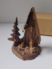 Alte mini Holzkrippe