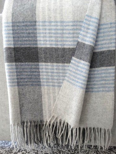Luxuriöse wolldecke merino - luxuriöse,