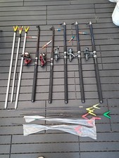 Angelausrüstung Aal Zander Angelruten Angelrollen Angeln Fertig Montiert