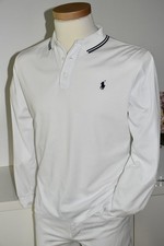 Polo RALPH LAUREN klass Jersey Langarm POLO SHIRT CUSTOM SLIM FIT Gr M 