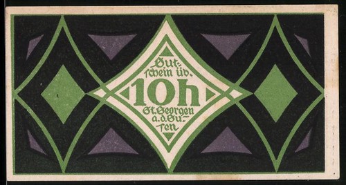 Notgeld georgen a d - notgeld, a.d