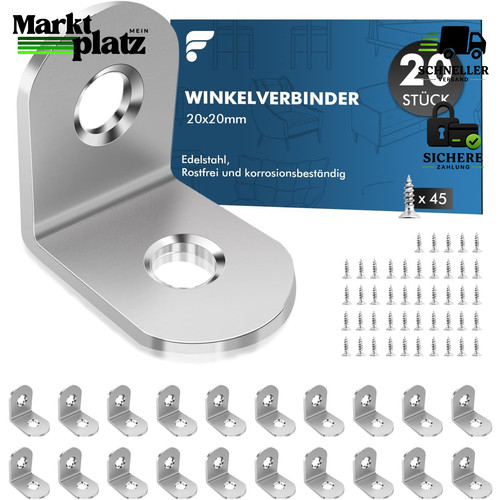 Winkelverbinder stück - 20,