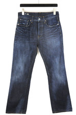 G-Star Raw 3301 Loose Jeans Herren W30 L30 Lose Taille Regular Anstieg Knopf Fly