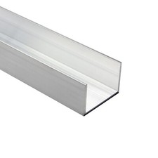 Aluprofil U-Profil U Schiene Aluprofil Alu U-Profil Aluminium Profil 2000 mm 2 m