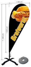 Beachflag Bratwurst ca 240 cm