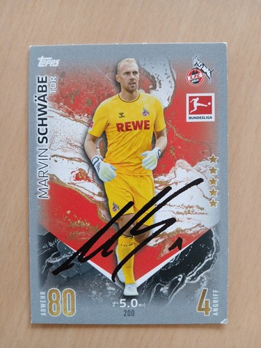 Match attax signiert marvin - attax,