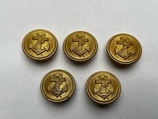 Kriegsmarine R.S. S. 1938 Knöpfe  Jacke 2WK Parade Uniform U Boot Feuervergoldet