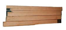 4x Ahorn kanadischer,  Hard Maple Brett 130x9-11x2,3cm Edelholz (statt Eiche)