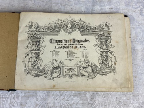 Antikes notenbuch compositions - notenbuch,