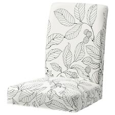 IKEA HENRIKSDAL Stuhlbezug, Vislanda schwarz / weiß