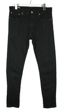 Levi's Lot 512 Herrenjeans W33/L34 Slim Fit Schwarz Stretch Zip Fly Taschen