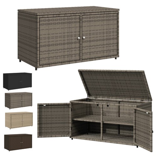 Poly rattan gartenschrank - poly,