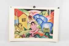 C25Q11- Farblithografie nach Franz Marc (1951) Der Traum Ed. Mourlot Paris 1962