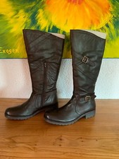 Damenstiefel, Laura Conte, Gr 41, Leder, dunkelbraun. NEU
