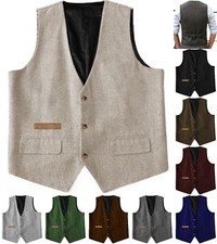 Herren Jagd Westen Anzug Tweed