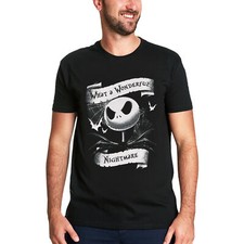 Elbenwald Nightmare Before Christmas T-Shirt - Baumwolle - Schwarz