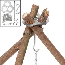 Dreibeinhalter für Äste Outdoor Bushcraft Camping Lagerfeuer Grill BBQ Survival