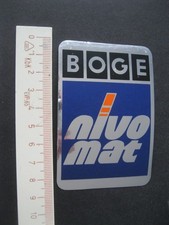 BOGE nivomat Sticker Aufkleber