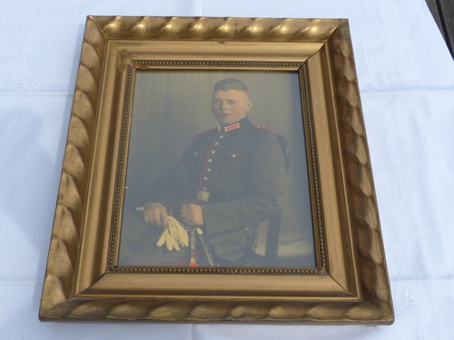 Bild soldat bilderrahmen holz - bild,