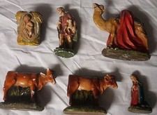 Konvolut Krippefiguren Gips