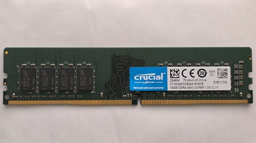 16gb crucial ddr4 2400mhz - crucial,