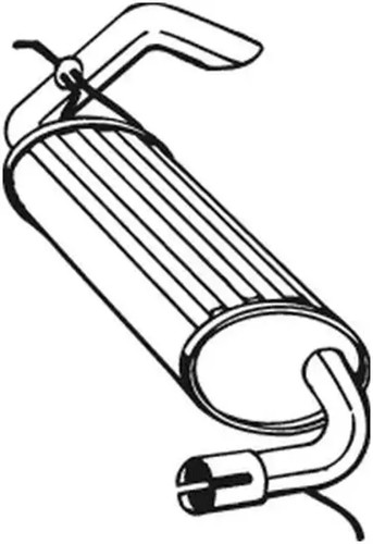 Endschalldämpfer 211 403 - endschalldämpfer, 211-403